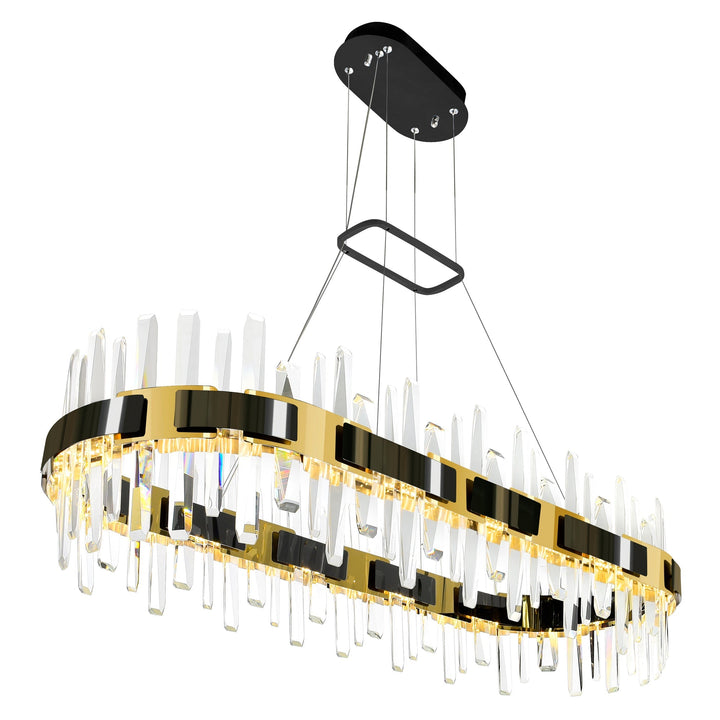 Aya - LED Chandelier with Crystals by CWI Lighting - view 30