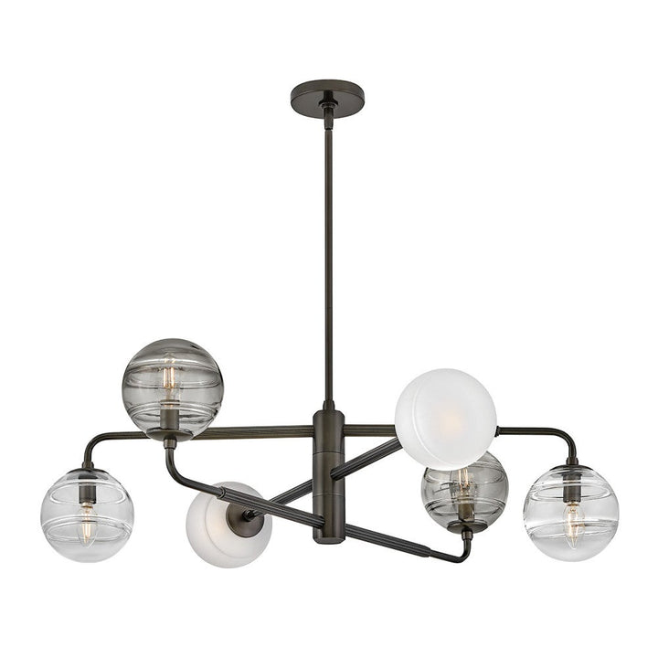 Oberon Large Adjustable Single Tier Chandelier