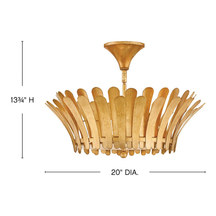 Reina Medium Semi-Flush Mount