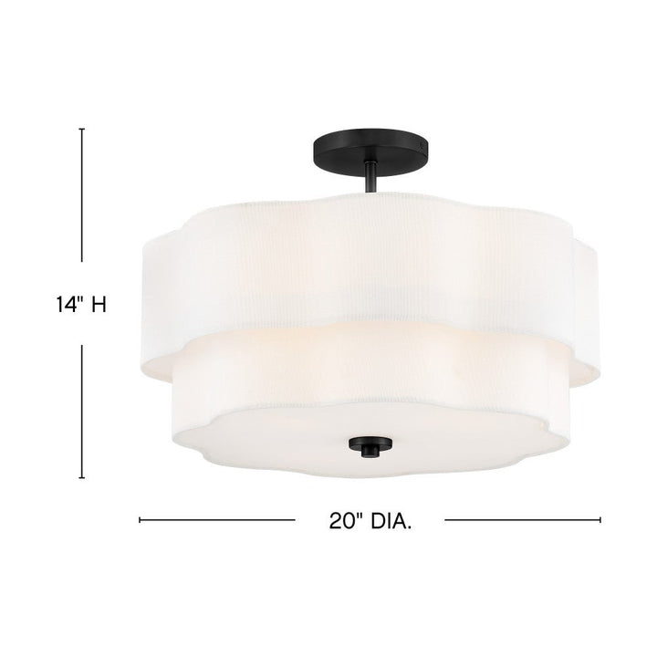 Gwen Medium Semi-Flush Mount