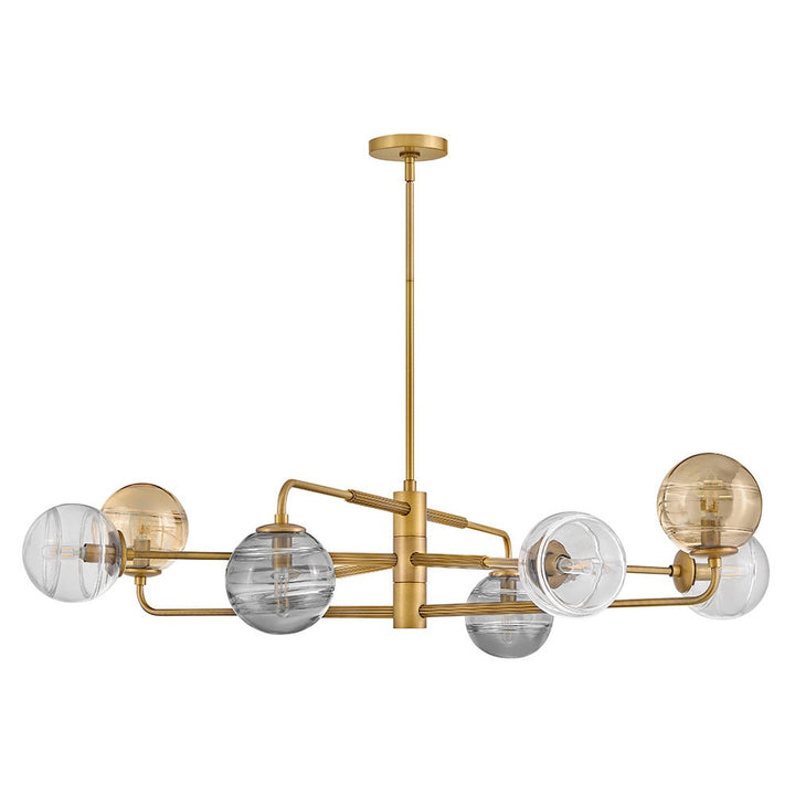 Oberon Large Adjustable Single Tier Chandelier