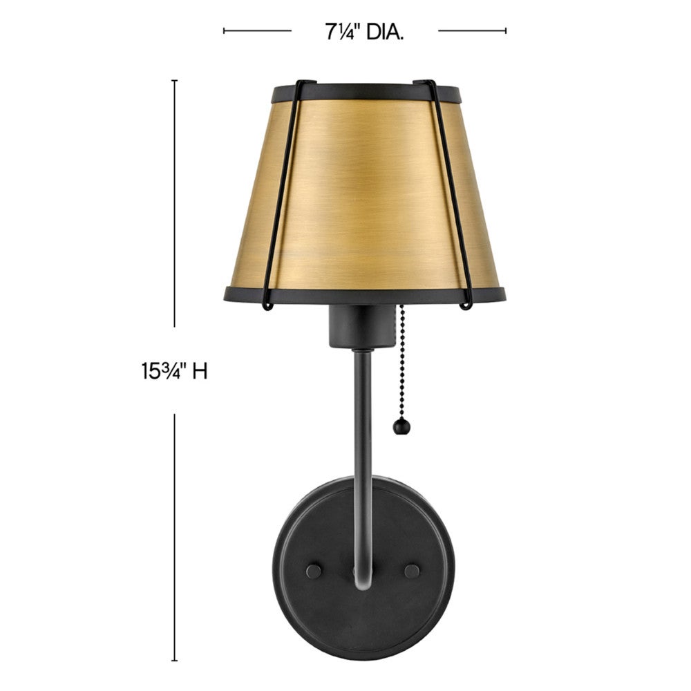 Clarke Medium Single Light Sconce