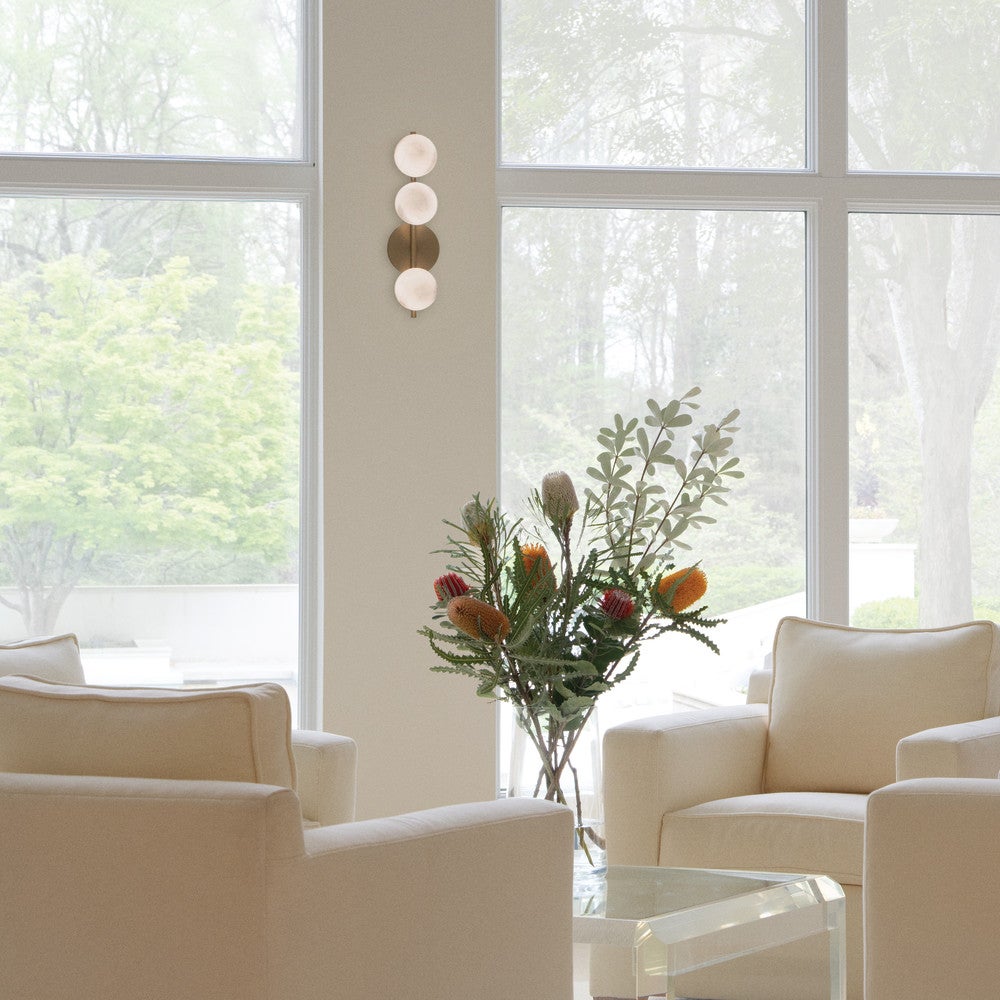Selene Large Three Light Sconce