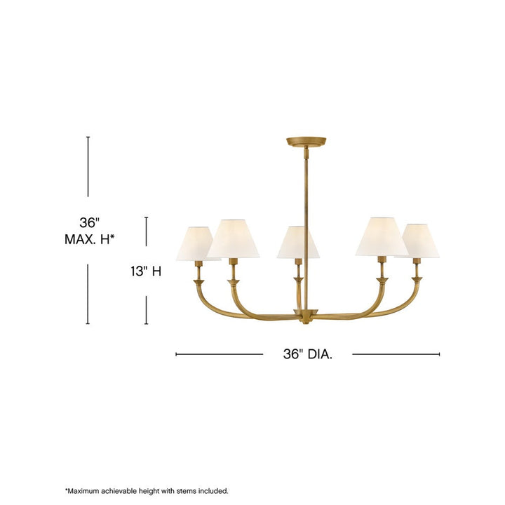 Greta Large Formal Chandelier
