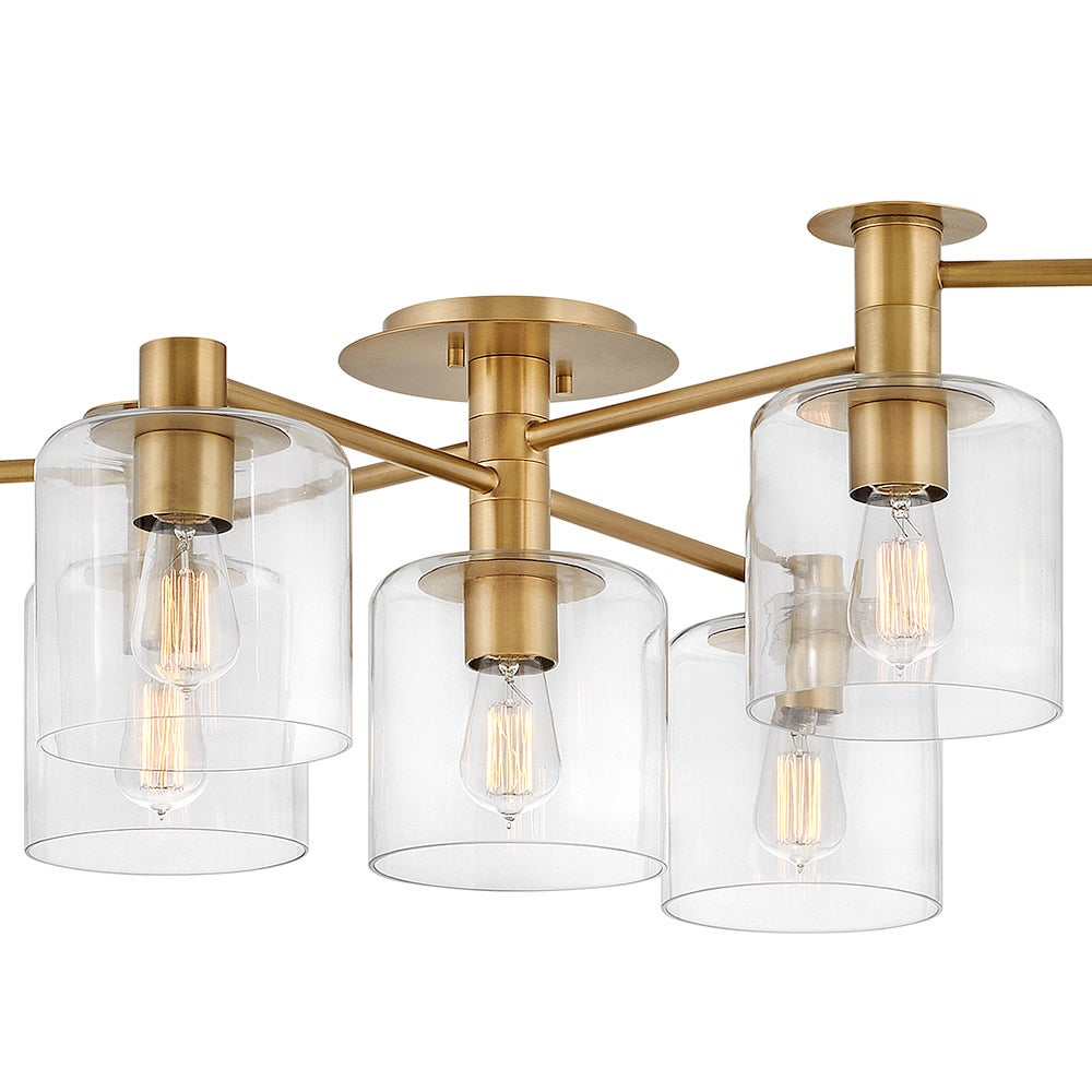 Axel Large Adjustable Semi-flush Mount