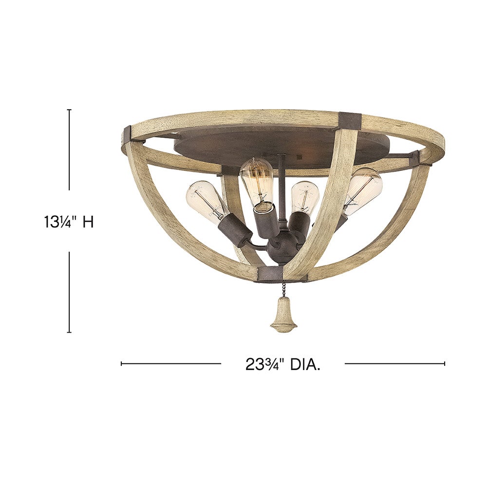 Middlefield Medium Flush Mount