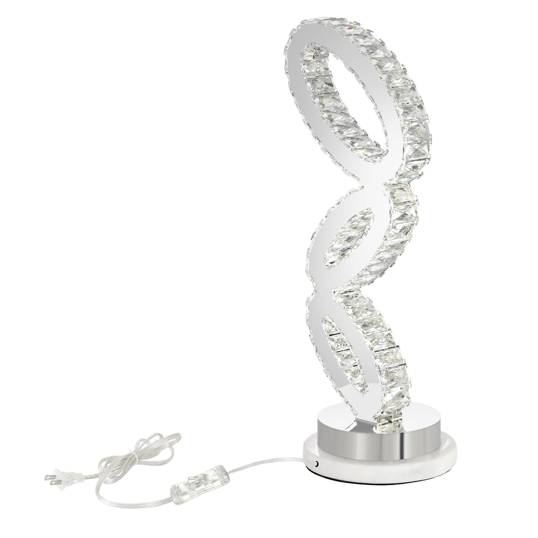 Balanced - LED Table Lamp with Crystals