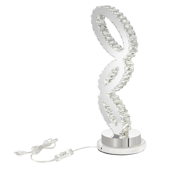 Balanced - LED Table Lamp with Crystals
