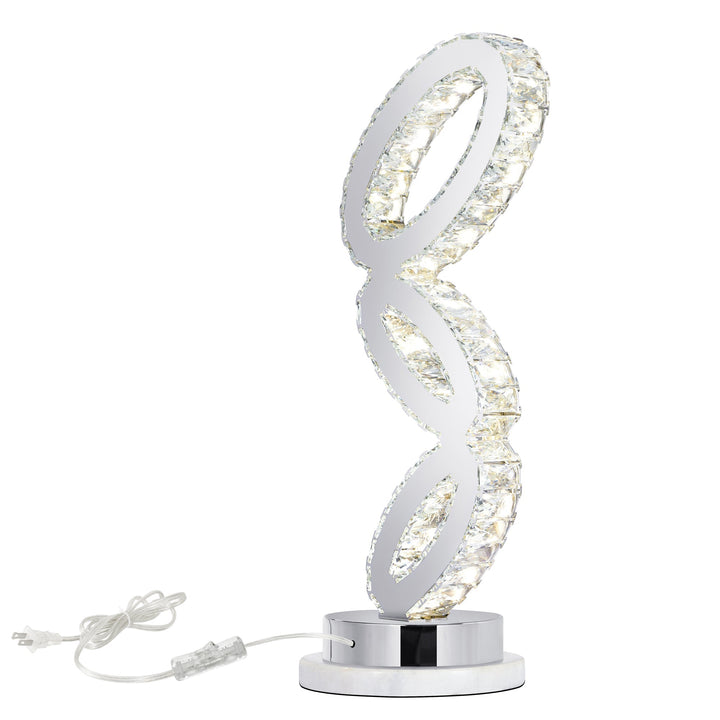 Balanced - LED Table Lamp with Crystals