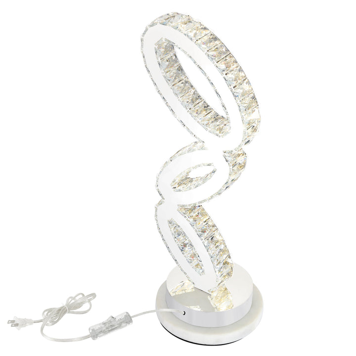 Balanced - LED Table Lamp with Crystals
