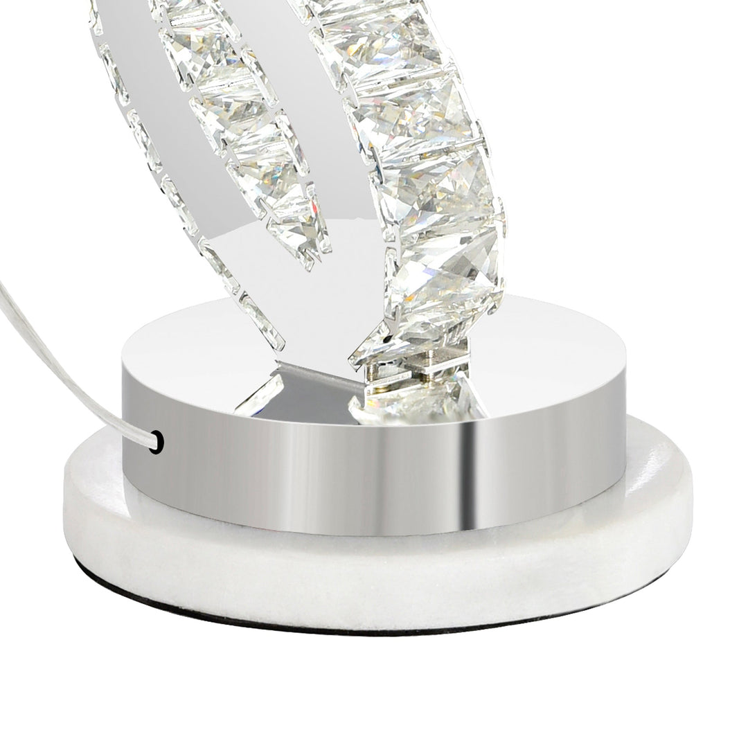 Balanced - LED Table Lamp with Crystals