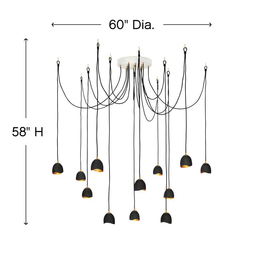 Nula Large Multi Tier Pendant