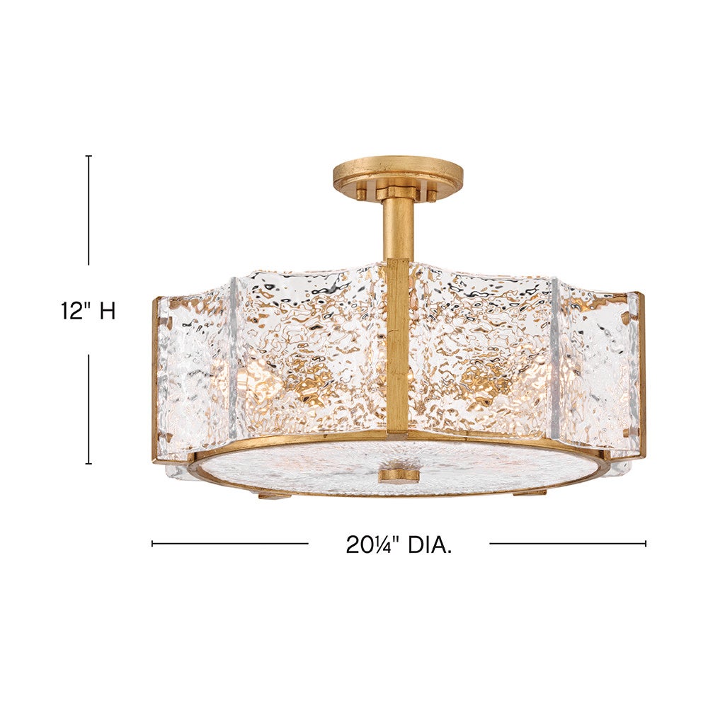 Florian Medium Semi-Flush Mount