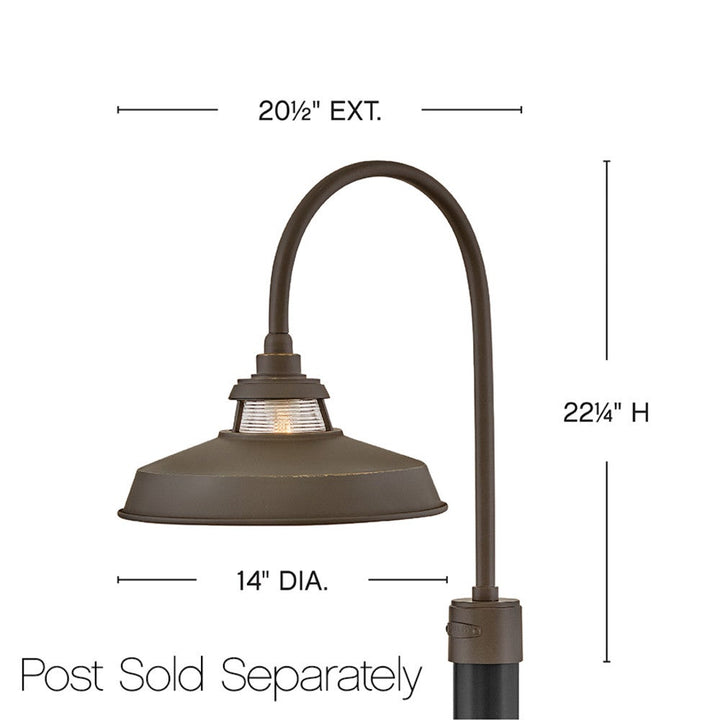 Troyer Medium Post Mount Lantern