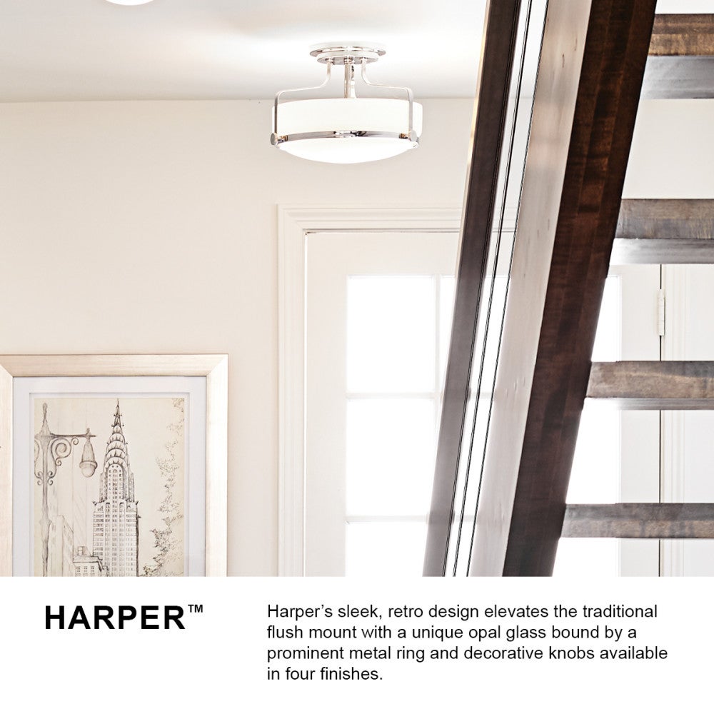 Harper Medium Semi-Flush Mount