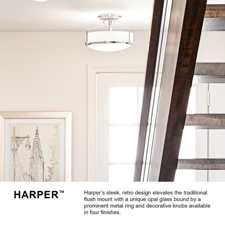 Harper Medium Semi-Flush Mount
