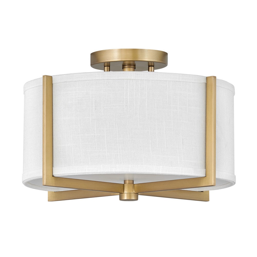 Axis Off White Semi-Flush Mount
