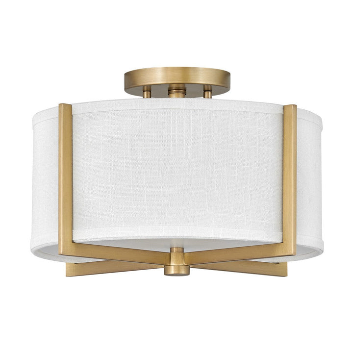 Axis Off White Semi-Flush Mount