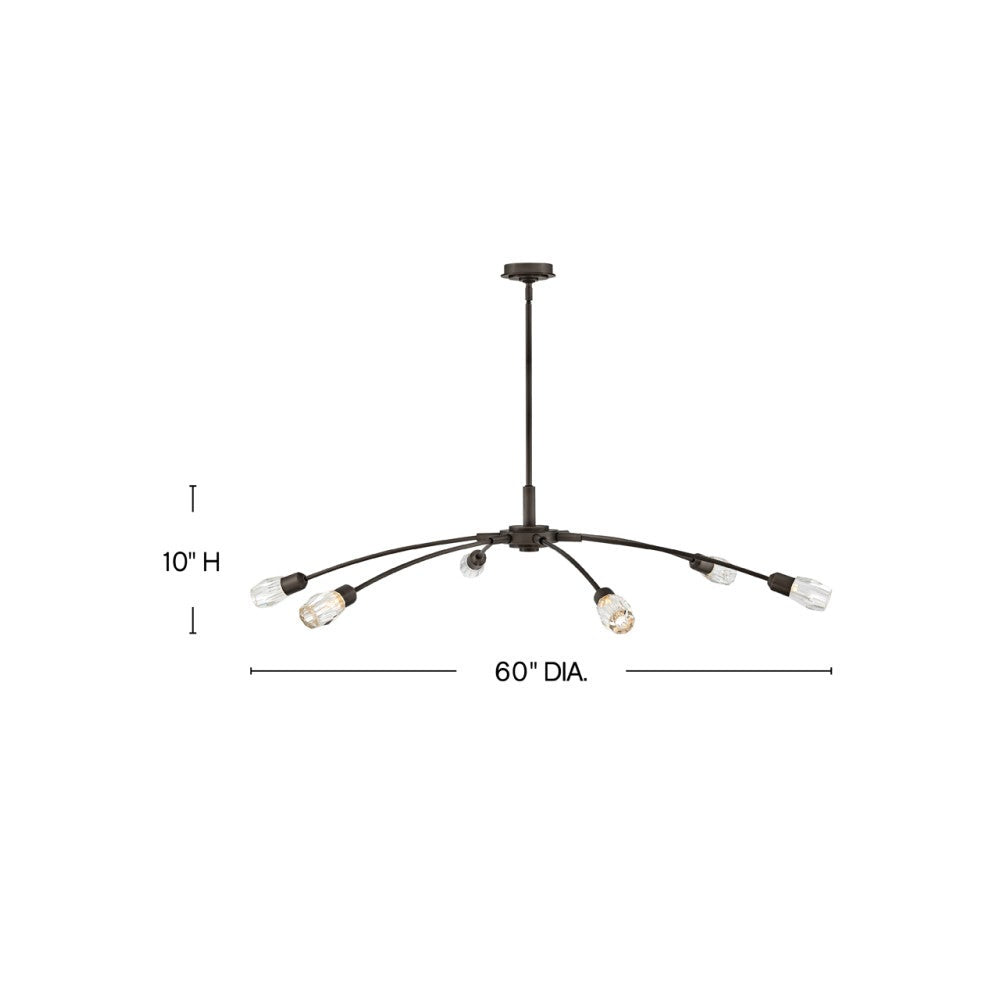 Atera Single Tier Chandelier