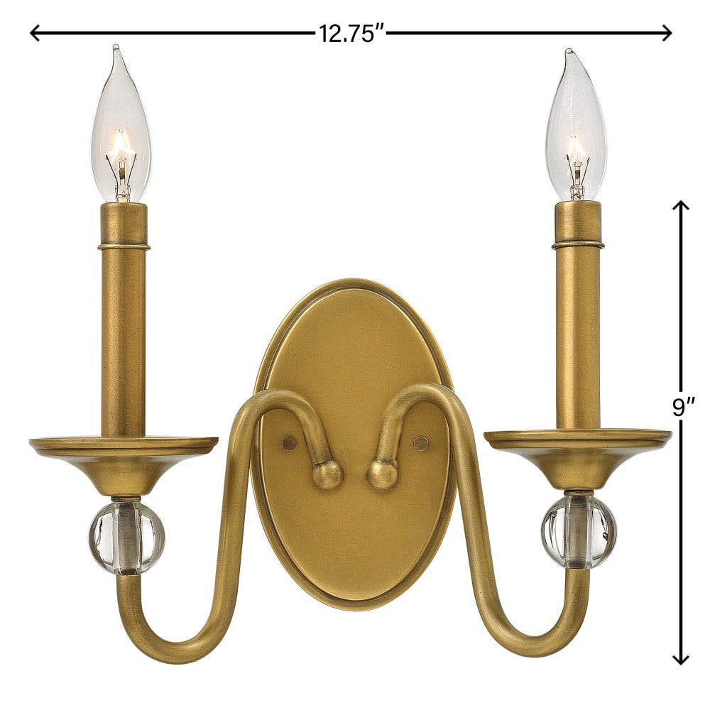 Eleanor Small Two Light Sconce