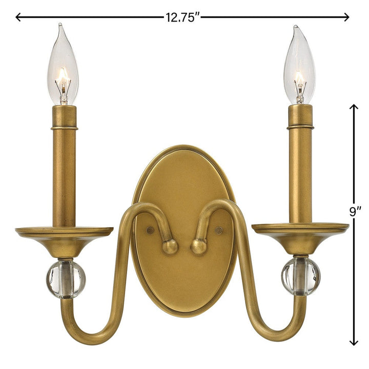 Eleanor Small Two Light Sconce
