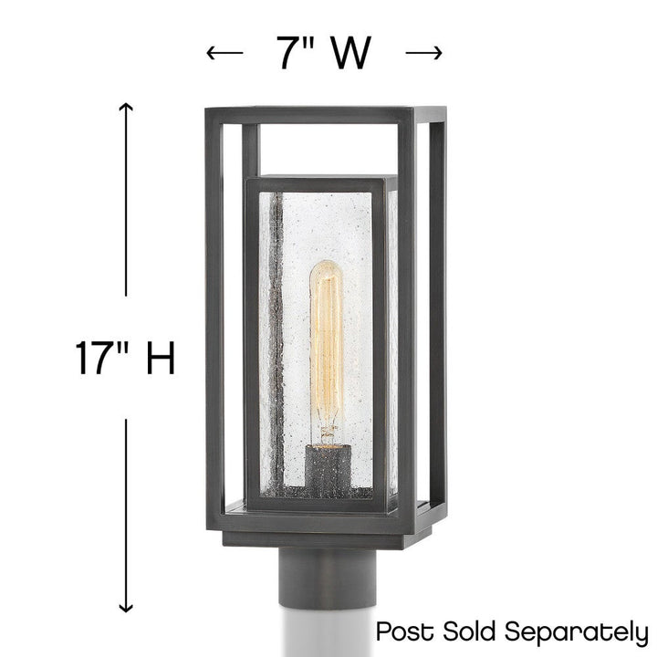 Republic Medium Post Mount Lantern