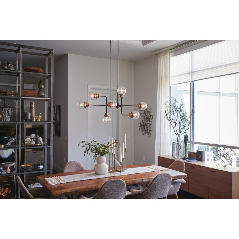 Poppy Medium Eight Light Linear