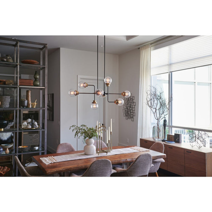 Poppy Medium Eight Light Linear