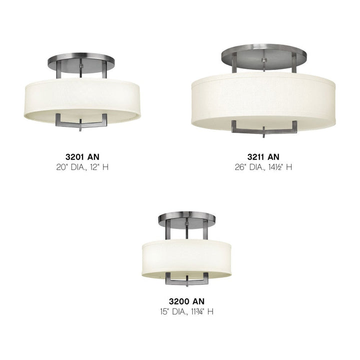 Hampton Semi-Flush Mount