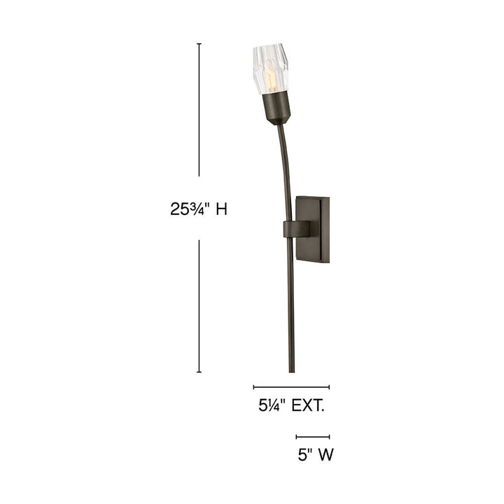Atera Large Single Light Sconce