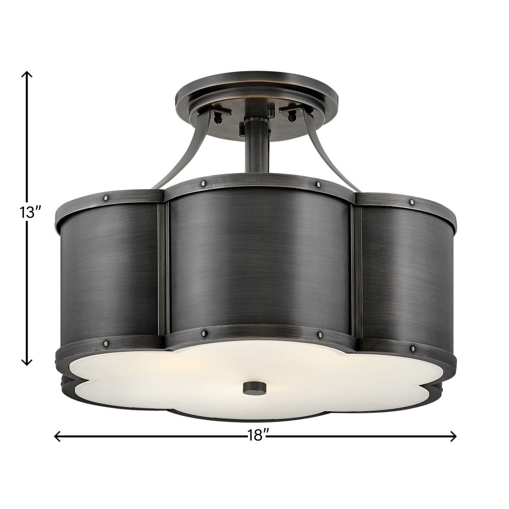 Chance Medium Semi-Flush Mount