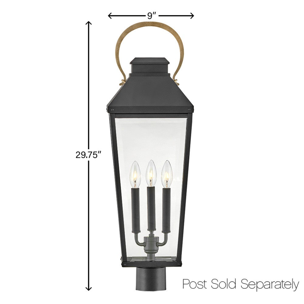 Dawson Large Post Mount Lantern