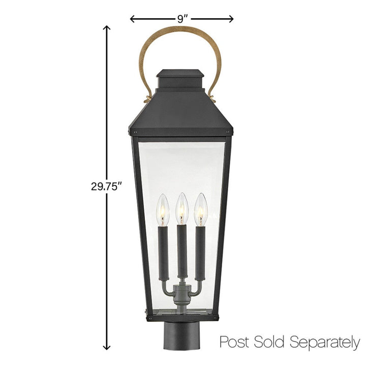 Dawson Large Post Mount Lantern
