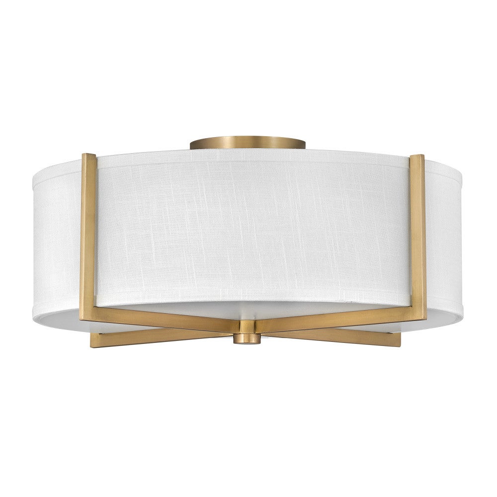 Axis Off White Semi-Flush Mount