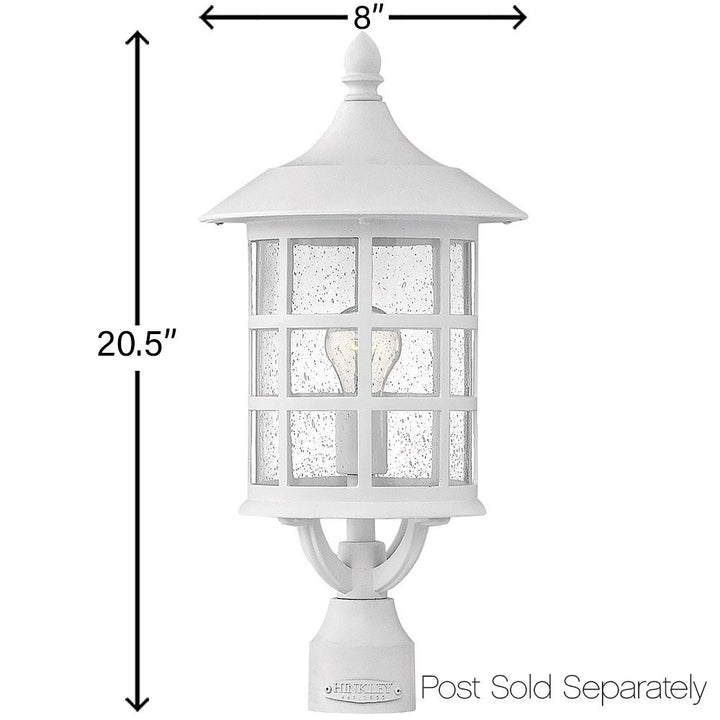 Freeport Coastal Elements Medium Post Mount Lantern