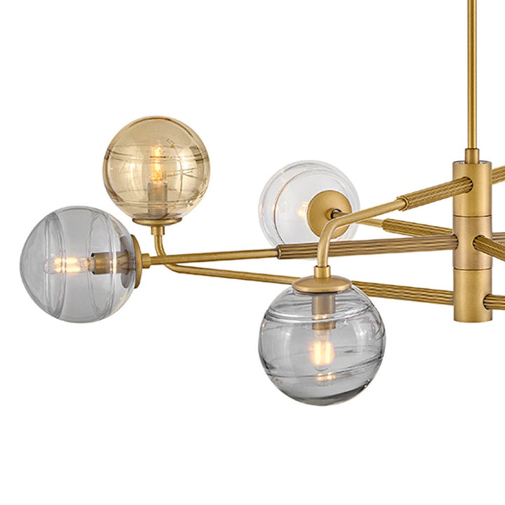 Oberon Large Adjustable Single Tier Chandelier