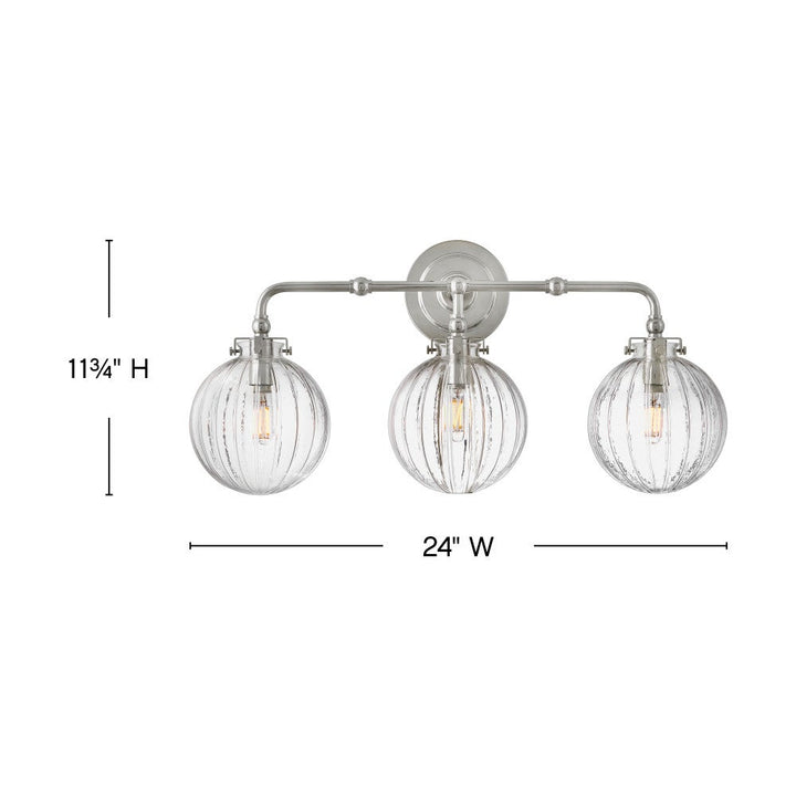 Helene Medium Three Light Vanity