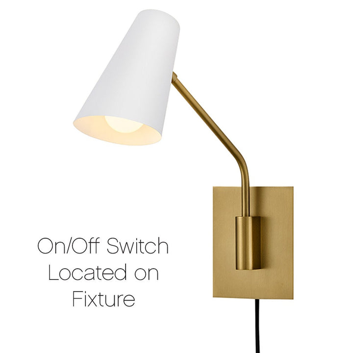Bray Medium Swing Arm Single Light Sconce