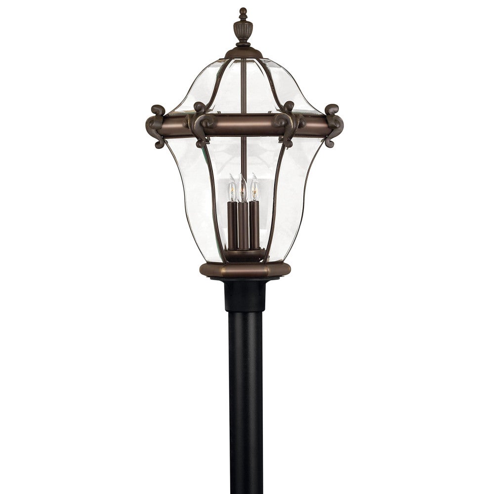 San Clemente Post Mount Lantern