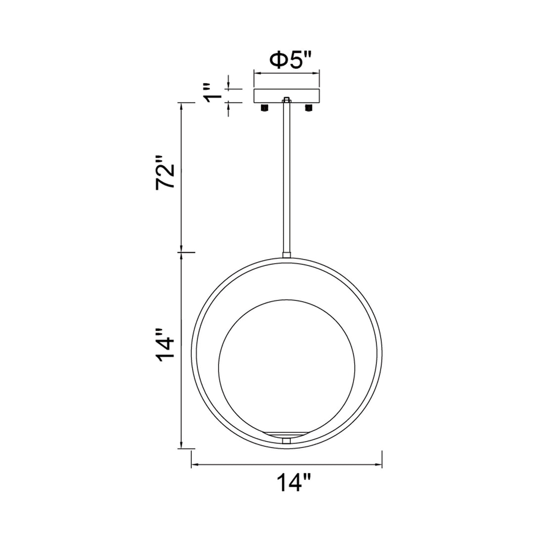 Celeste - 1 Light Pendant
