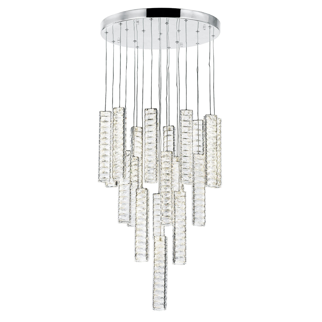 Celina - LED Chandelier with Crystals
