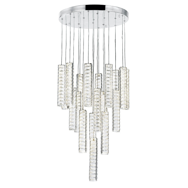 Celina - LED Chandelier with Crystals