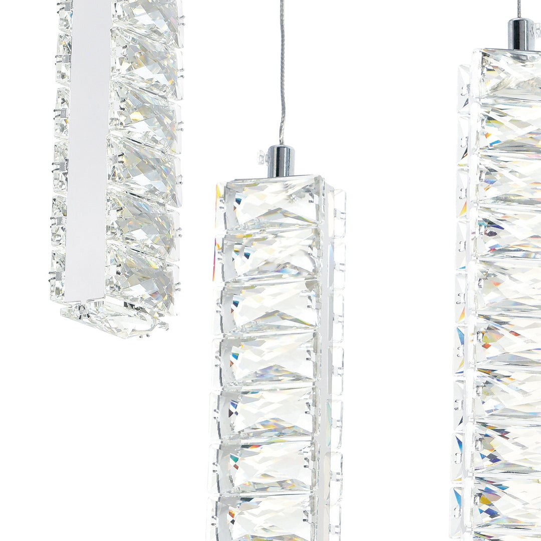 Celina - LED Chandelier with Crystals