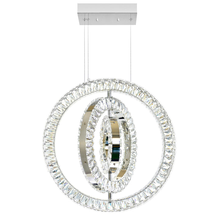 Celina - LED Chandelier with Crystals