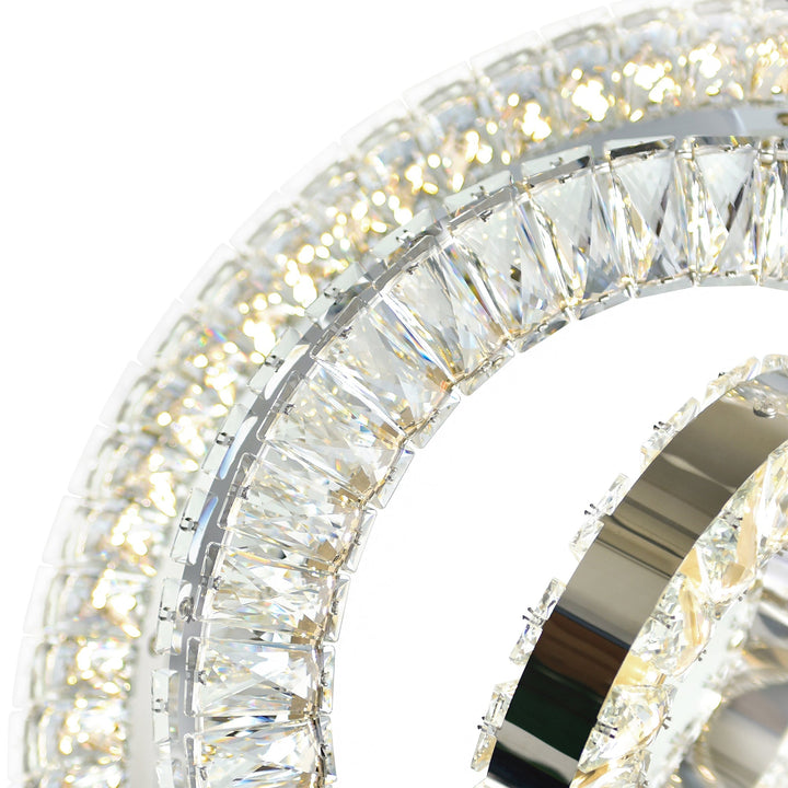 Celina - LED Chandelier with Crystals