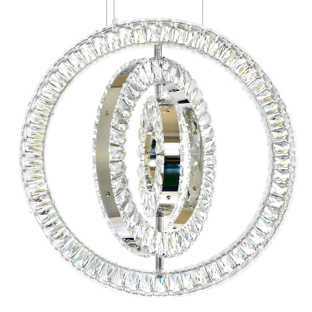Celina - LED Chandelier with Crystals