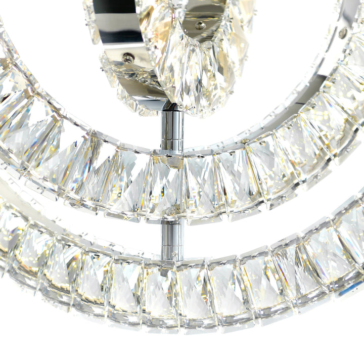 Celina - LED Chandelier with Crystals