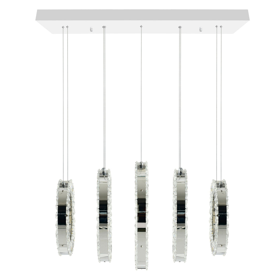Celina - LED Chandelier with Crystals