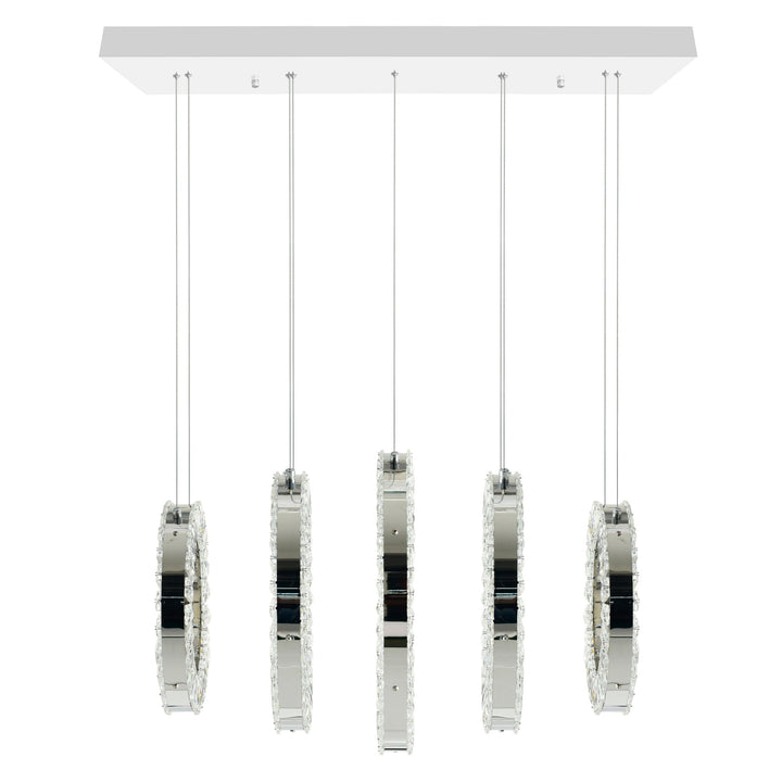 Celina - LED Chandelier with Crystals