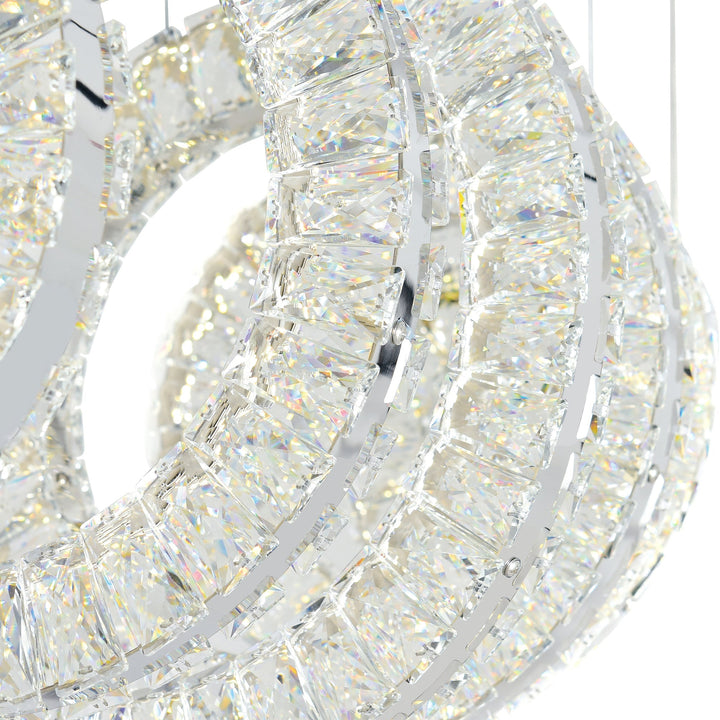 Celina - LED Chandelier with Crystals